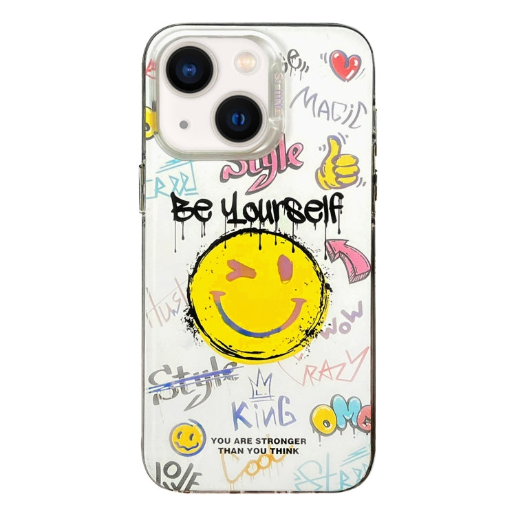 Custodia per telefono in TPU + PC con motivo colorato, For iPhone 13, For iPhone 12