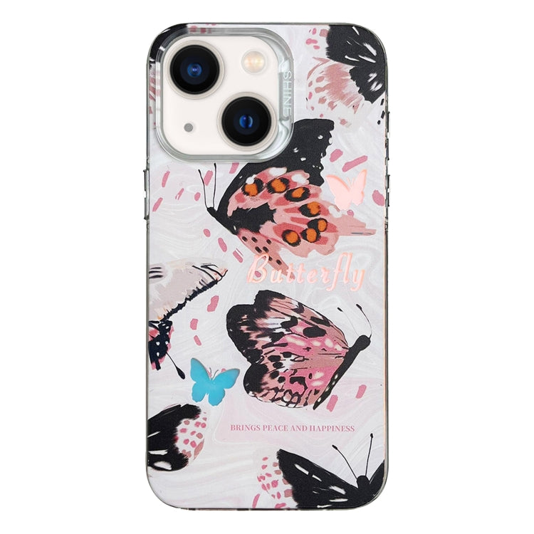 Custodia per telefono in TPU + PC con motivo colorato, For iPhone 13, For iPhone 12