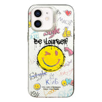 Custodia per telefono in TPU + PC con motivo colorato, For iPhone 13, For iPhone 12