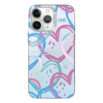 Custodia per telefono in TPU + PC con motivo colorato, For iPhone 11 Pro Max, For iPhone 11