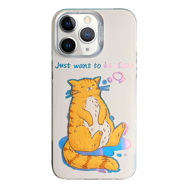 Custodia per telefono in TPU + PC con motivo colorato, For iPhone 11 Pro Max, For iPhone 11