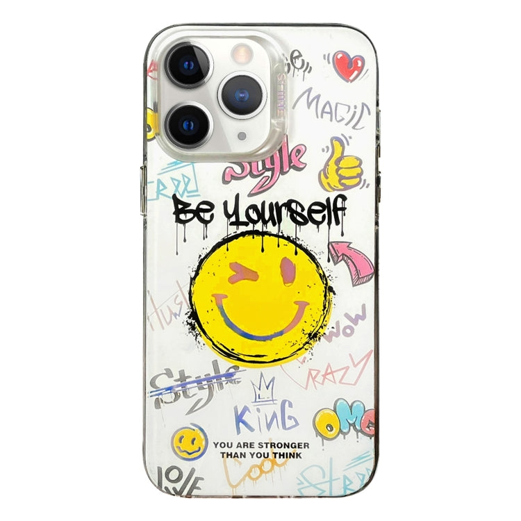 Custodia per telefono in TPU + PC con motivo colorato, For iPhone 11 Pro Max, For iPhone 11