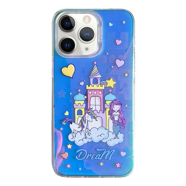 Custodia per telefono in TPU + PC con motivo colorato, For iPhone 11 Pro Max, For iPhone 11
