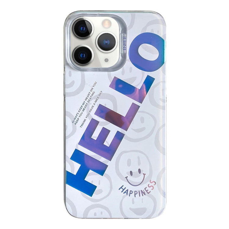 Custodia per telefono in TPU + PC con motivo colorato, For iPhone 11 Pro Max, For iPhone 11