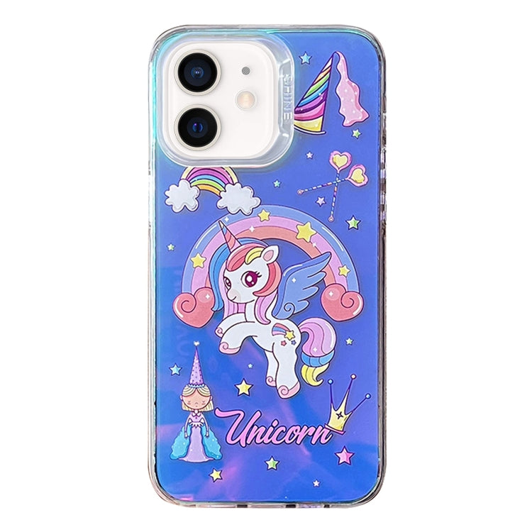 Custodia per telefono in TPU + PC con motivo colorato, For iPhone 11 Pro Max, For iPhone 11