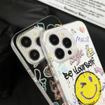 Custodia per telefono in TPU + PC con motivo colorato, For iPhone 13, For iPhone 12