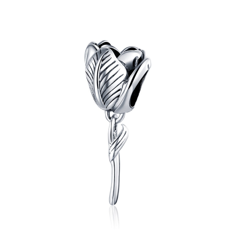 Accessori per collana braccialetto fai-da-te con perline di tulipano in argento sterling S925