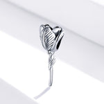 Accessori per collana braccialetto fai-da-te con perline di tulipano in argento sterling S925