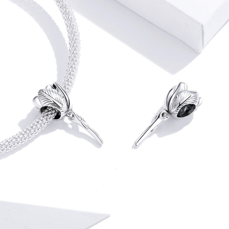 Accessori per collana braccialetto fai-da-te con perline di tulipano in argento sterling S925