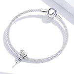 Accessori per collana braccialetto fai-da-te con perline di tulipano in argento sterling S925
