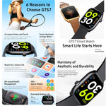 GTS7 2.0 pollici Fitness Health Smart Watch, chiamata BT / frequenza cardiaca / pressione sanguigna / MET