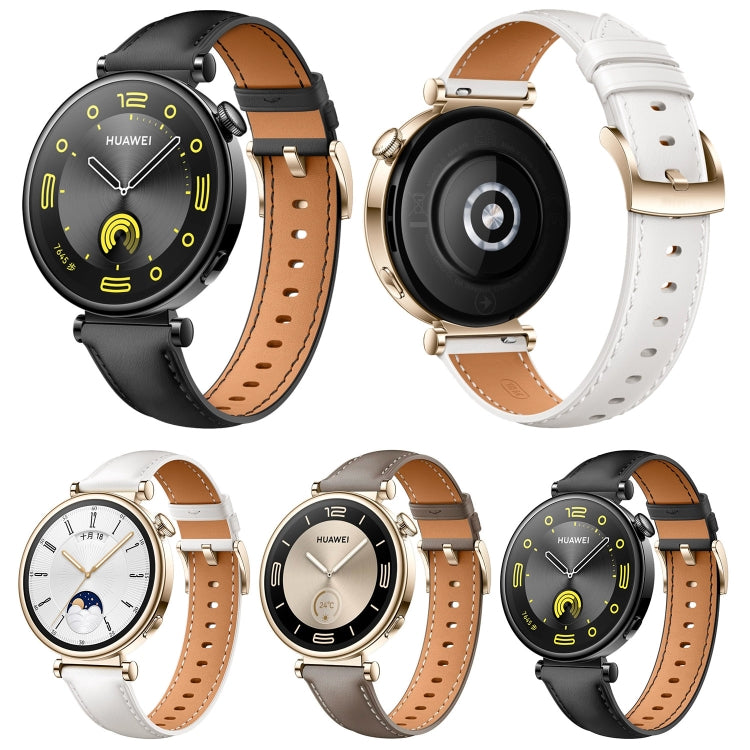 Cinturino per orologio in vera pelle da 18 mm, For Huawei Watch  GT 4