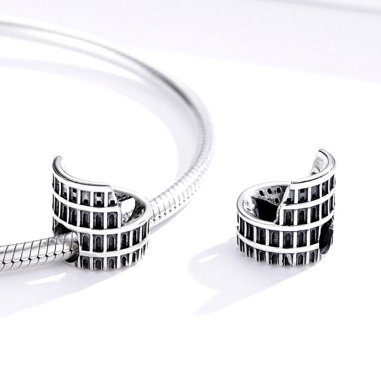 Accessori per collana braccialetto fai-da-te con perline Colosseo in argento sterling S925