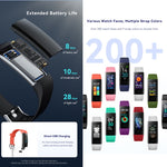 S5-4 Bracciale intelligente IP68 Orologio intelligente con cardiofrequenzimetro sportivo Fitness Tracker
