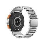 LEMFO AK59 Orologio intelligente con cinturino in acciaio con schermo rotondo AMLOED da 1,43 pollici