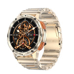 LEMFO AK59 Orologio intelligente con cinturino in acciaio con schermo rotondo AMLOED da 1,43 pollici