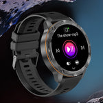 LEMFO AK59 Orologio intelligente con cinturino in acciaio con schermo rotondo AMLOED da 1,43 pollici