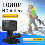 Z03 Mini DV 1080P Action Camera impermeabile con staffa ad anello supporta la visione notturna a infrarossi