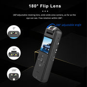 Videoregistratore intelligente con clip Z09 4K HD con supporto ad anello, Z09
