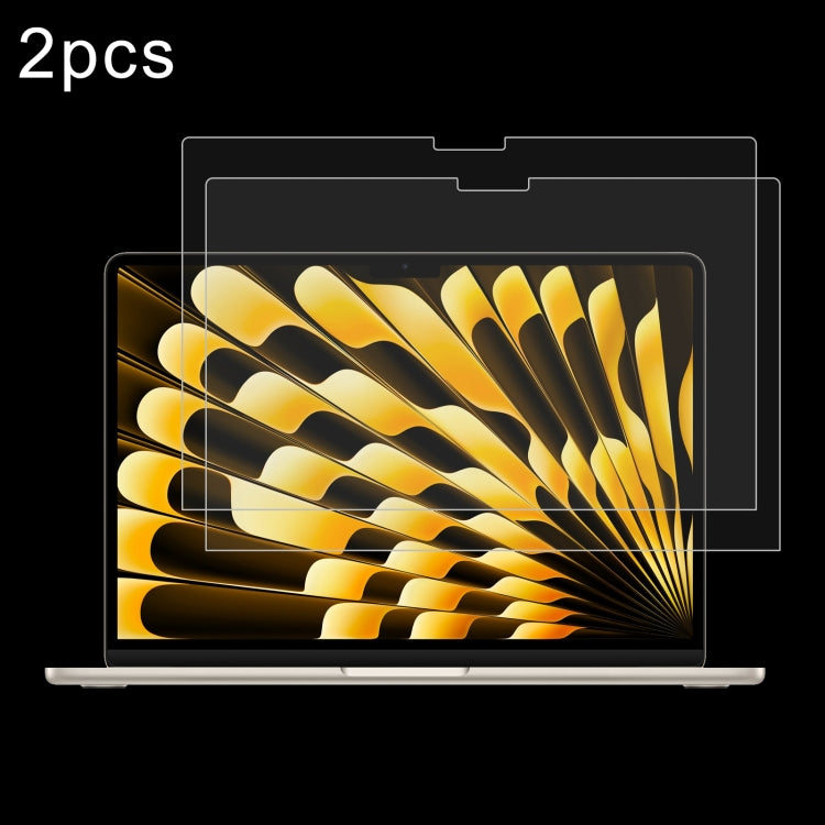 Pellicola vetro temperato MacBook Air 15.3 2023-2026 2 pezzi
