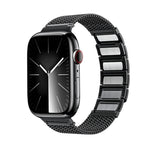 Cinturino per orologio in acciaio inossidabile con catena intrecciata con chiusura magnetica, For Apple Watch SE 40mm, For Apple Watch SE 44mm, For Apple Watch Series 6 40mm, For Apple Watch Series 6 44mm, For Apple Watch Series 5 44mm                 ...
