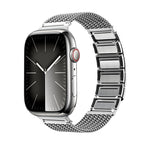 Cinturino per orologio in acciaio inossidabile con catena intrecciata con chiusura magnetica, For Apple Watch SE 40mm, For Apple Watch SE 44mm, For Apple Watch Series 6 40mm, For Apple Watch Series 6 44mm, For Apple Watch Series 5 44mm                 ...