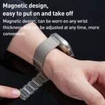 Cinturino per orologio in acciaio inossidabile con catena intrecciata con chiusura magnetica, For Apple Watch 42mm, For Apple Watch 38mm