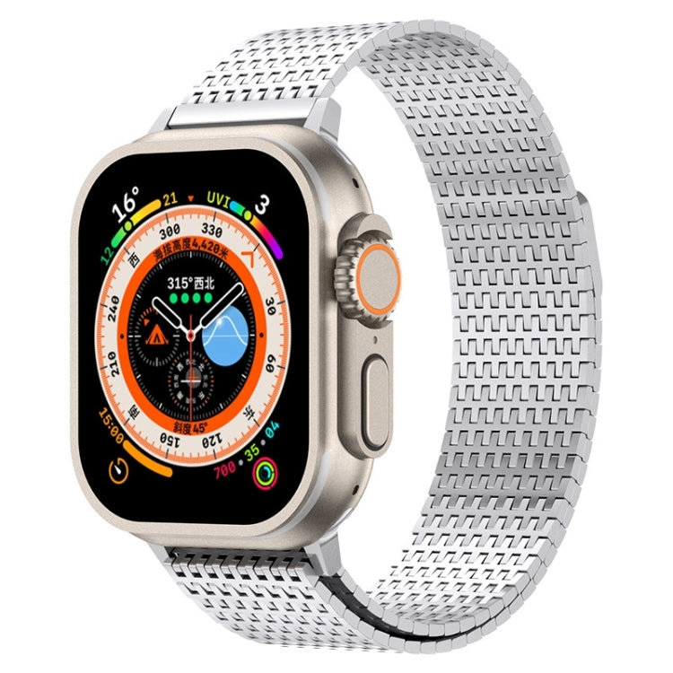 Cinturino per orologio in acciaio inossidabile con chiusura magnetica ad anello milanese, For Apple Watch Series 8 41mm, For Apple Watch Series 8 45mm, For Apple Watch SE 2022 40mm, For Apple Watch SE 2022 44mm, For Apple Watch Series 7 41mm           ...
