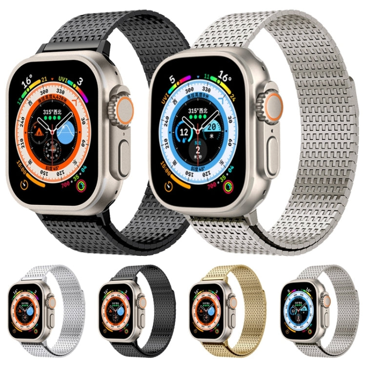 Cinturino per orologio in acciaio inossidabile con chiusura magnetica ad anello milanese, For Apple Watch SE 2023 44mm, For Apple Watch SE 2023 40mm, For Apple Watch Ultra 2 49mm, For Apple Watch Series 9 45mm, For Apple Watch Series 9 41mm            ...