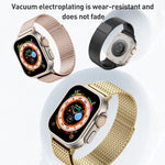 Cinturino per orologio in acciaio inossidabile con chiusura magnetica ad anello milanese, For Apple Watch SE 40mm, For Apple Watch SE 44mm, For Apple Watch Series 6 40mm, For Apple Watch Series 6 44mm, For Apple Watch Series 5 44mm                     ...