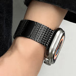 Cinturino per orologio in acciaio inossidabile con chiusura magnetica ad anello milanese, For Apple Watch Series 8 41mm, For Apple Watch Series 8 45mm, For Apple Watch SE 2022 40mm, For Apple Watch SE 2022 44mm, For Apple Watch Series 7 41mm           ...