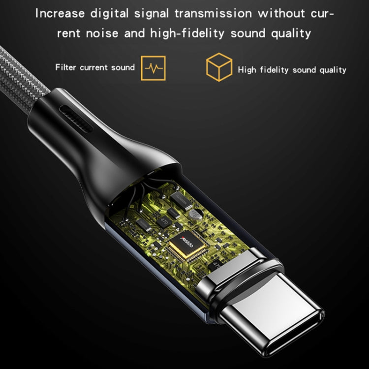 Yesido YAU42 cavo adattatore audio USB-C a 3,5 mm 1 m