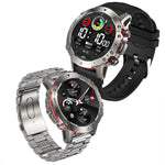 LEMFO ELF3 Orologio intelligente con cinturino in silicone per schermo rotondo TFT da 1,39 pollici Supporta il monitoraggio dell'ossigeno nel sangue