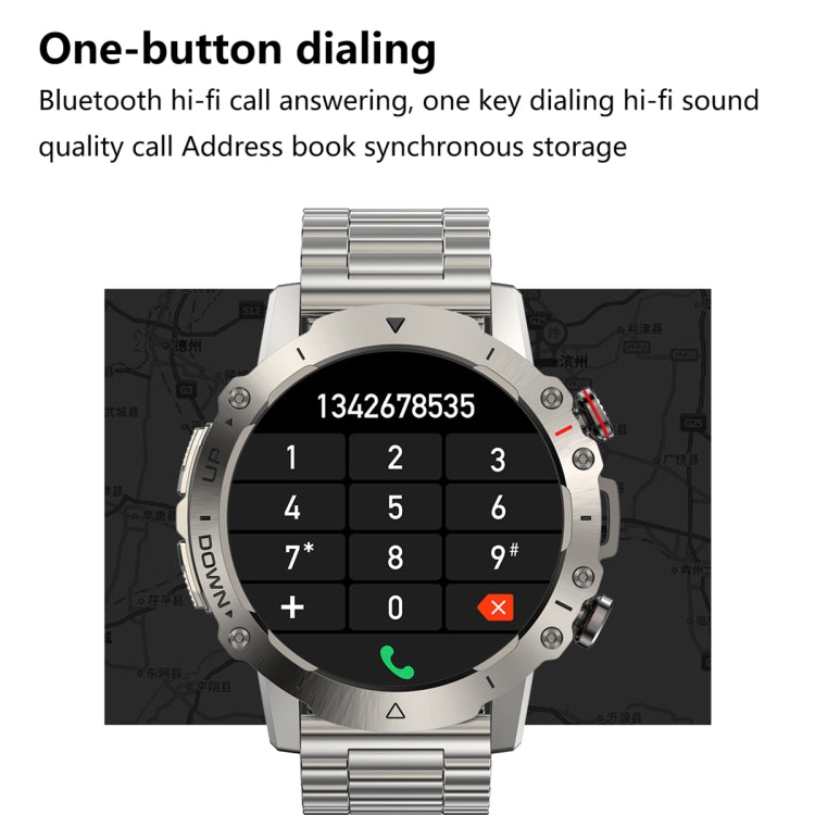 LEMFO ELF3 Orologio intelligente con cinturino in silicone per schermo rotondo TFT da 1,39 pollici Supporta il monitoraggio dell'ossigeno nel sangue