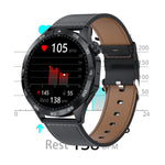 LEMFO HK4 Smart Watch con schermo rotondo AMOLED da 1,43 pollici supporta le chiamate Bluetooth