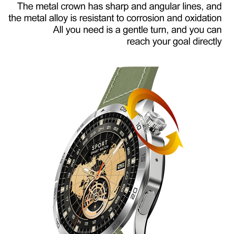 LEMFO HK4 Smart Watch con schermo rotondo AMOLED da 1,43 pollici supporta le chiamate Bluetooth
