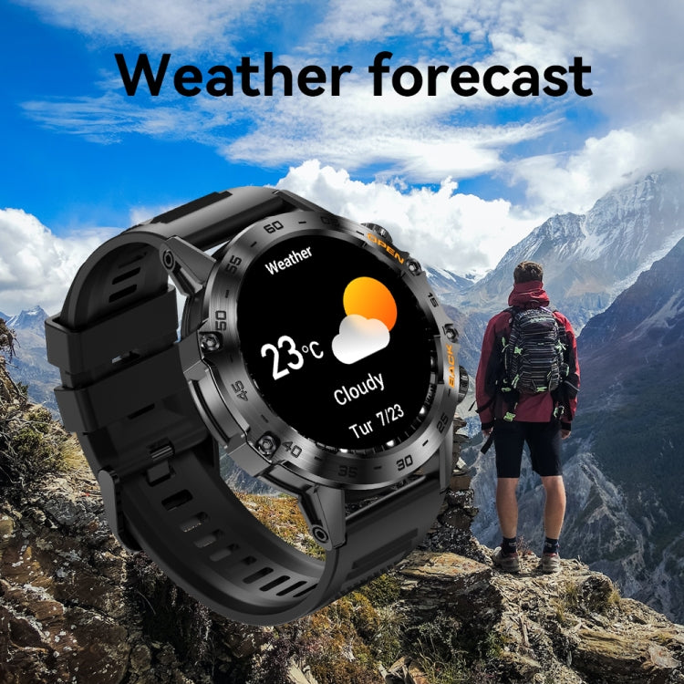 LEMFO K52 Smart Watch con schermo quadrato IPS da 1,39 pollici supporta le chiamate Bluetooth