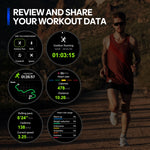 Zeblaze Stratos 3 Pro Schermo AMOLED da 1,43 pollici Smart Watch sportivo Supporto chiamata Bluetooth, Stratos 3 Pro