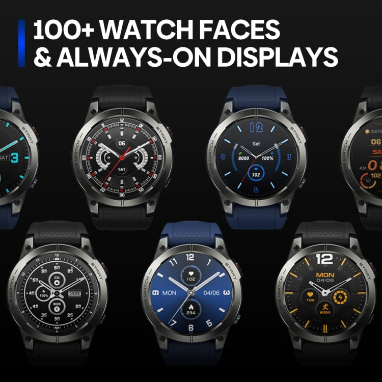 Zeblaze Stratos 3 Pro Schermo AMOLED da 1,43 pollici Smart Watch sportivo Supporto chiamata Bluetooth, Stratos 3 Pro