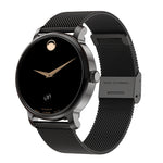 LEMFO LF35 Smart Watch con cinturino in acciaio con schermo rotondo AMOLED da 1,43 pollici supporta il rilevamento dell'ossigeno nel sangue