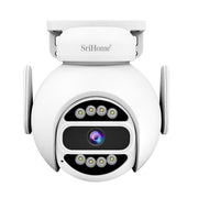 SriHome SH047 Telecamera HD WiFi con rilevamento del movimento impermeabile da 4 MP IP66 per visione notturna, SH047