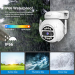 Telecamera WiFi HD 4MP con rilevamento movimento e visione nottur