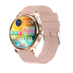 LEMFO LF35 Smart Watch con cinturino in silicone con schermo rotondo AMOLED da 1,43 pollici supporta il rilevamento dell'ossigeno nel sangue