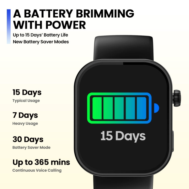 Zeblaze Btalk Plus Smart Watch con schermo da 2,03 pollici per chiamate vocali, supporto frequenza cardiaca/pressione sanguigna/ossigeno nel sangue