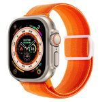 Cinturino per orologio in nylon con fibbia a scatto con trama in fibra di carbonio, For Apple Watch Ultra 2 49mm