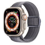 Cinturino per orologio in nylon con fibbia a scatto con trama in fibra di carbonio, For Apple Watch Ultra 2 49mm