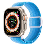 Cinturino per orologio in nylon con fibbia a scatto con trama in fibra di carbonio, For Apple Watch Ultra 2 49mm