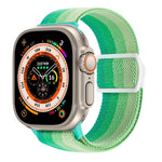 Cinturino per orologio in nylon con fibbia a scatto con trama in fibra di carbonio, For Apple Watch Ultra 2 49mm