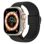 Cinturino per orologio in nylon con fibbia a scatto con trama in fibra di carbonio, For Apple Watch Ultra 49mm