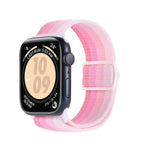 Cinturino per orologio in nylon con fibbia a scatto con trama in fibra di carbonio, For Apple Watch Series 8 41mm